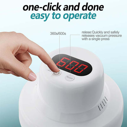 Resin Vacuum Chamber, Epoxy Resin Bubble Remover with Digital Timer – image 4