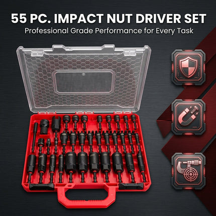 Magnetic Nut Driver Set, Drill Socket Adapter – image 6