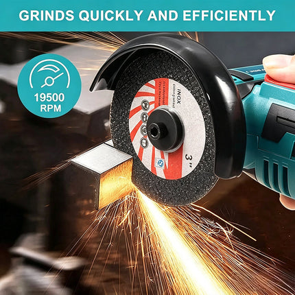 Cordless Angle Grinder 3 Inch, Mini Angle Grinder Brushless – image 11
