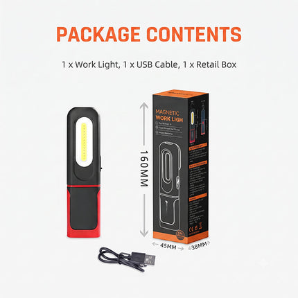 Magnetic LED Work Light with Hook – image 7