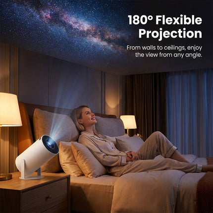 Portable Projector with WiFi 6 and Bluetooth, Smart Home Theater Projector for Movies – image 6