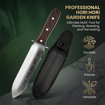 Hori Hori Knife with Leather Sheath – image 8
