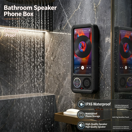 Shower Phone Holder with Speaker – image 6
