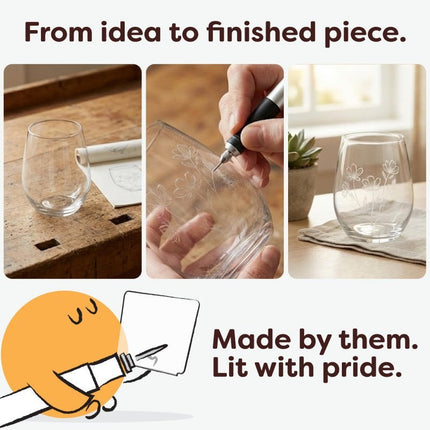 Cordless Engraving Pen with 30 Bits, Woodworking Engraver Tool for Wood and Metal – image 6