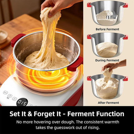 Bread Dough Mixer for Pizza and Pasta, Automatic Dough Mixer with Ferment Function – image 5