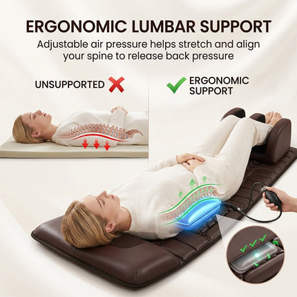 Full Body Massage Chair Pad, Back Massager with Remote – image 7