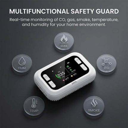 Smoke and CO Detector with Color Display