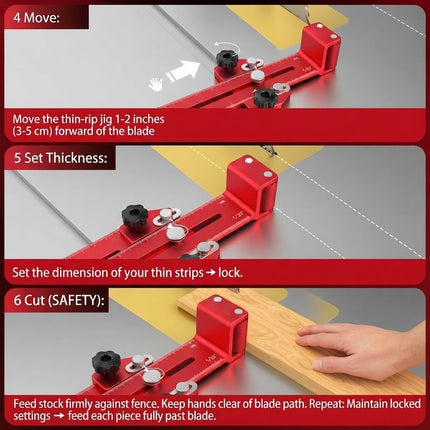Woodworking Jig for Table Saw, Table Saw Accessories for Strip Cutting – image 10