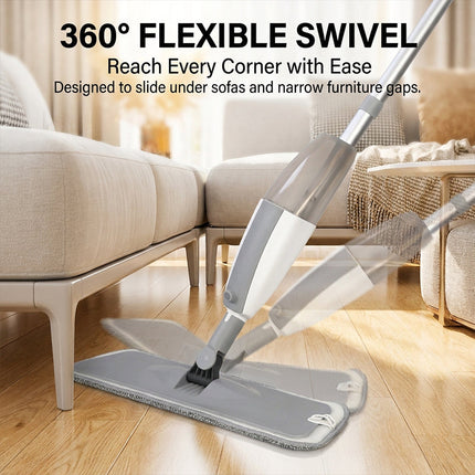 Microfiber Mop for Floor Cleaning, Spray Mop with 4 Washable Pads – image 6