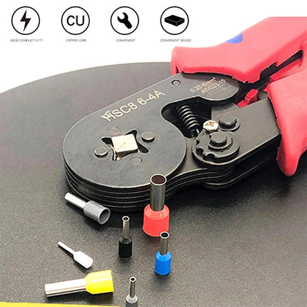 Ratchet Crimping Tool, Wire Crimping Tool Kit with Wire Connectors and Terminals – image 6
