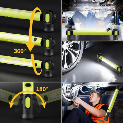 Rechargeable LED Work Light, Portable Work Light for Garage and Under Hood