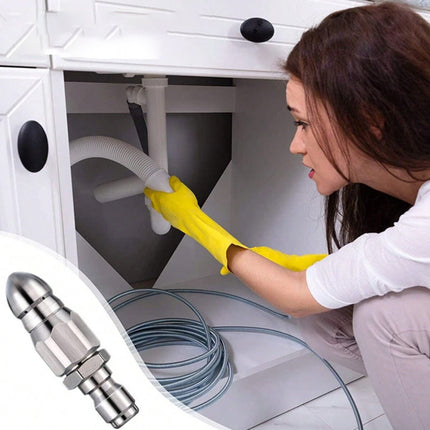 High Pressure Nozzle for Pipe Cleaning, Drain Cleaning Tool – image 7