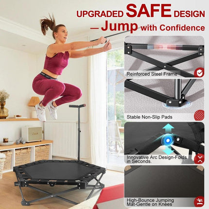 Foldable Mini Trampoline, Exercise Equipment – image 6