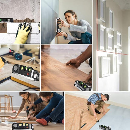 Laser Level with Tape Measure, Magnetic Leveling Tool – image 6