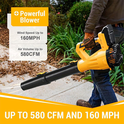 Cordless Leaf Blowers, Battery Powered Yard Blower for Lawn and Patio – image 5