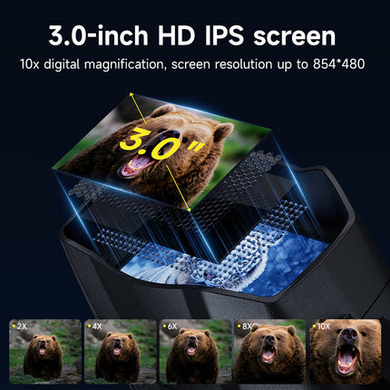 Night Vision Goggles 4K, Digital Night Vision Device with 3 Inch Screen and 10x Zoom – image 6