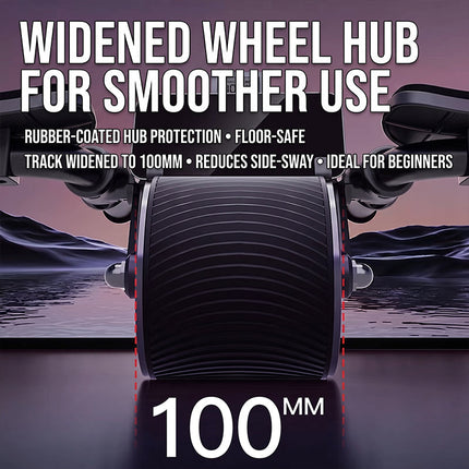 Ab Roller Wheel with Elbow Pads and Timer, Home Gym Equipment for Core Workout – image 6