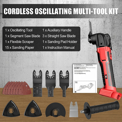 Cordless Oscillating Multi Tool, Cordless Power Tool for Wood and Metal Cutting – image 5
