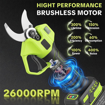 Cordless Electric Pruning Shears, Gardening Tools for Shrubs and Thick Stems – image 6