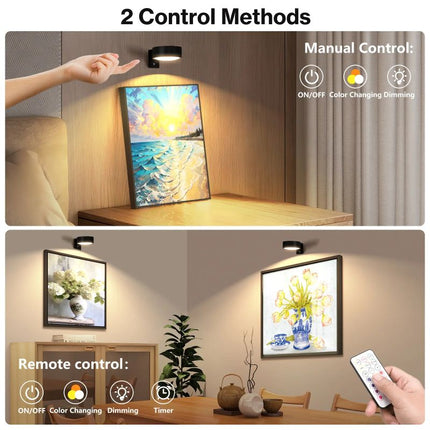 Battery Operated Picture Light with Remote – image 7