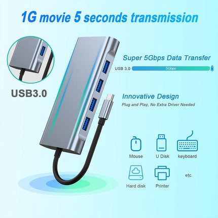 USB C to HDMI Adapter with VGA and Ethernet – image 5