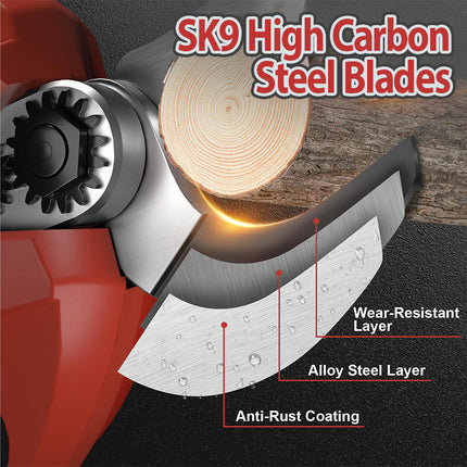 Electric Pruning Shears, Garden Shears and Branch Cutter with LED Display – image 9