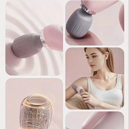Back Massager Handheld, Cordless Neck Massager with 5 Speeds