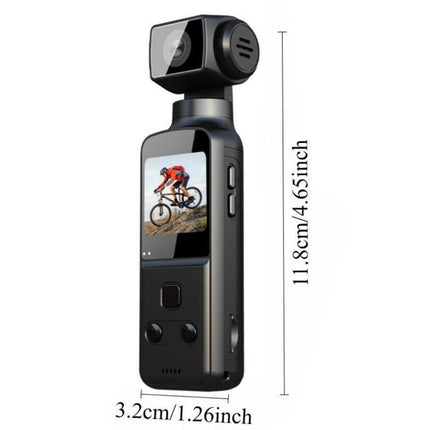 Video Camera for Vlogging, 4K Action Camera with WiFi and Stabilization