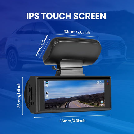 Dash Cam Front and Rear, 1080P Dashboard Camera – image 6