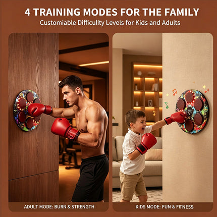 Music Boxing Machine with Bluetooth, Boxing Trainer for Kids – image 6
