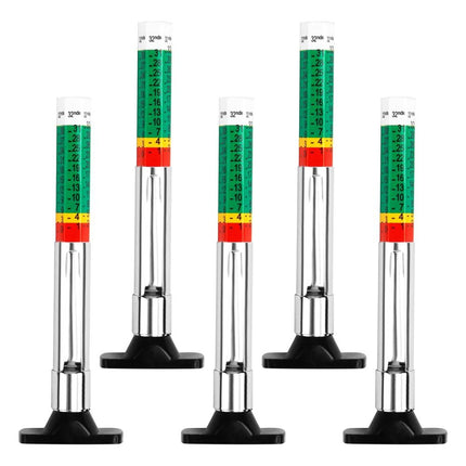 Tire Tread Depth Gauge Universal, Color Coded Tire Wear Indicator with Pocket Clip – image 10