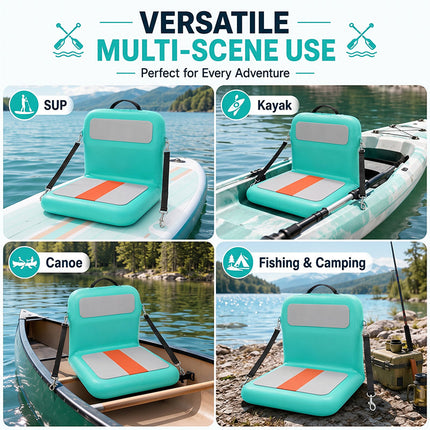 Inflatable Kayak Seat with Backrest