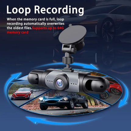 Dash Cam Front and Rear, 1080P Dash Cam with 64GB SD Card – image 5