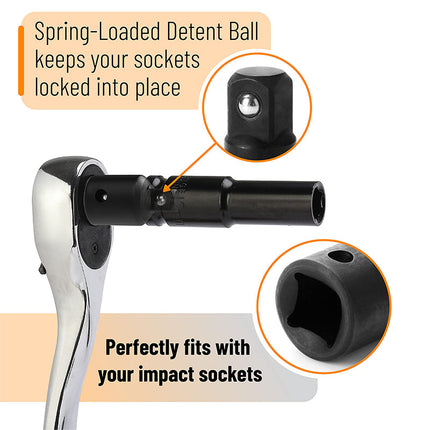 Impact Socket Adapter and Reducer Set, Socket Extension Kit – image 5