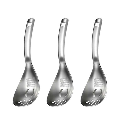 Stainless Steel Slotted Spoon 5 in 1 Kitchen Utensil, Garlic Grater – image 11