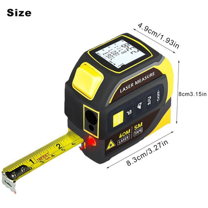 Digital Tape Measure with Laser, Measuring Tape with Digital Angle Finder – image 13