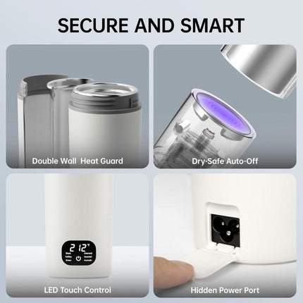 Small Electric Kettle, Stainless Steel Electric Tea Kettle with Temperature Control – image 6