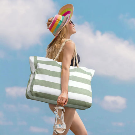 Beach Tote Bag Sandproof, Waterproof Tote