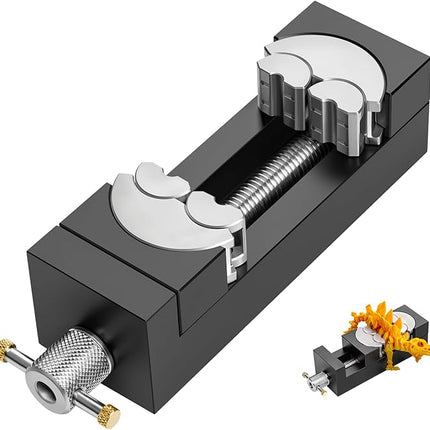 Bench Vise Self Adjusting, Fractal Vise, Mini Drill Press Vise, Woodworking Clamp, Clamping Tool for Jewelry