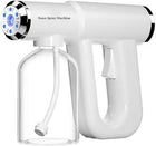 Disinfectant Sprayer, Cordless Spray Gun with 13 oz Tank, Electric Sanitizer Sprayer with Blue Light for Home and Salon