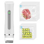 Vacuum Sealer with Bags, Compact Cordless Food Vacuum Sealer Machine, 30 Reusable Vacuum Seal Bags for Food Storage