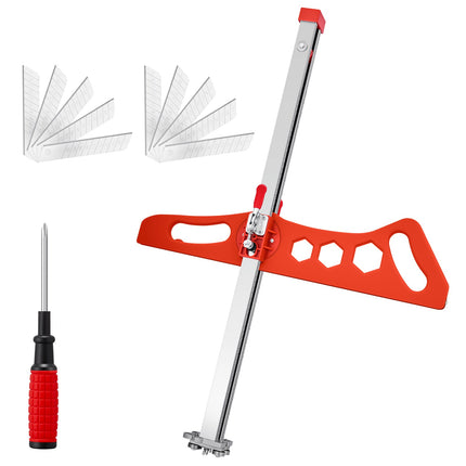 Drywall Cutter Tool with Adjustable Depth, Sheetrock Cutter for Gypsum Board, Wallboard Cutting Tool, Drywall Tools