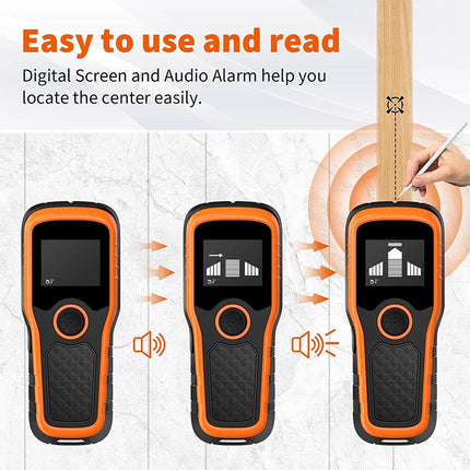 Electronic Stud Finder Wall Scanner, Wall Stud Finder with AC Live Wire Detector – image 6