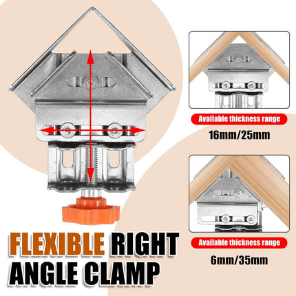Corner Clamps for Woodworking, 90 Degree Right Angle Clamp with Adjustable Swivel Jaw – image 6