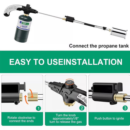 Propane Torch Weed Burner, Weed Torch with 30 Inch Stand Up Pole – image 4