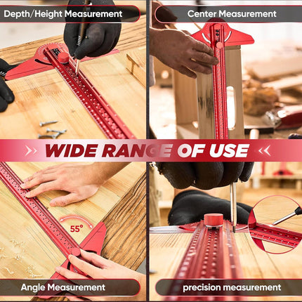 Angle Finder Protractor, Angle Measuring Tool with Locking Nut – image 6