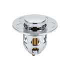 Bathroom Sink Stopper, Pop Up Sink Drain Stopper with Hair Catcher, Bathroom Sink Drain Plug with Strainer Basket