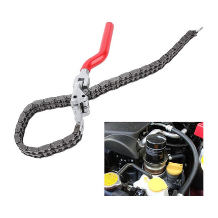Adjustable Oil Filter Wrench, Heavy Duty Chain Wrench