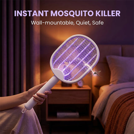 Rechargeable Electric Fly Swatter, Wall Mounted Insect Zapper – image 7