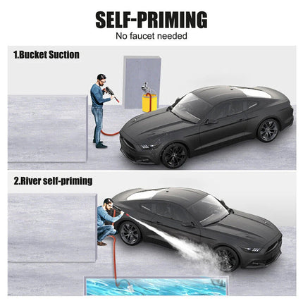 Portable Pressure Washer Gun, Battery Pressure Washer for Car – image 7